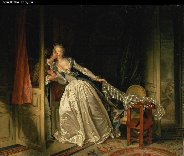 Jean-Honore Fragonard The Stolen Kiss